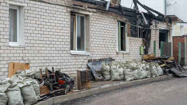 Professional Fire Damage Assessment technician working in Medford, NJ